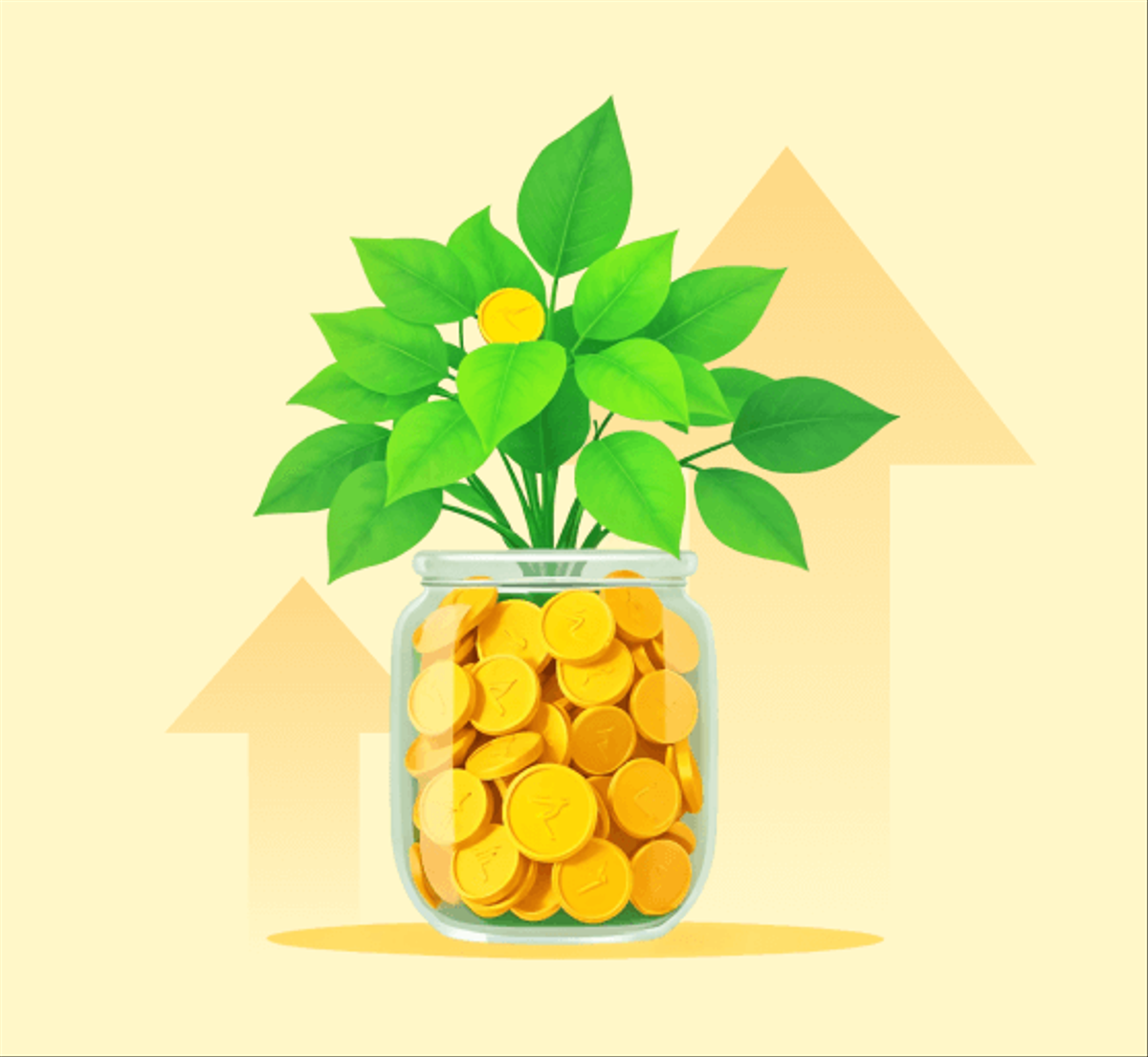 Money Growh Illustration